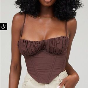House of Cb brown corset
